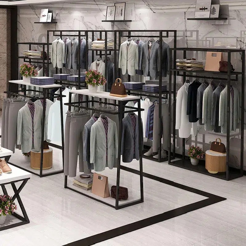 Clothing display rack system